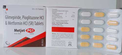 Glimepride Metformin METJET PG1 TABLET