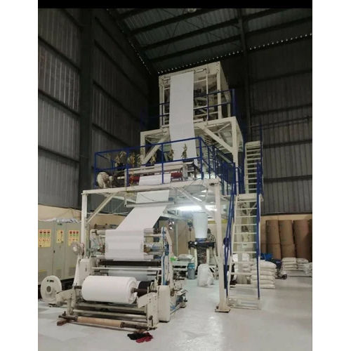 Semi-Automatic Multilayer Blown Film Extrusion Line Plant