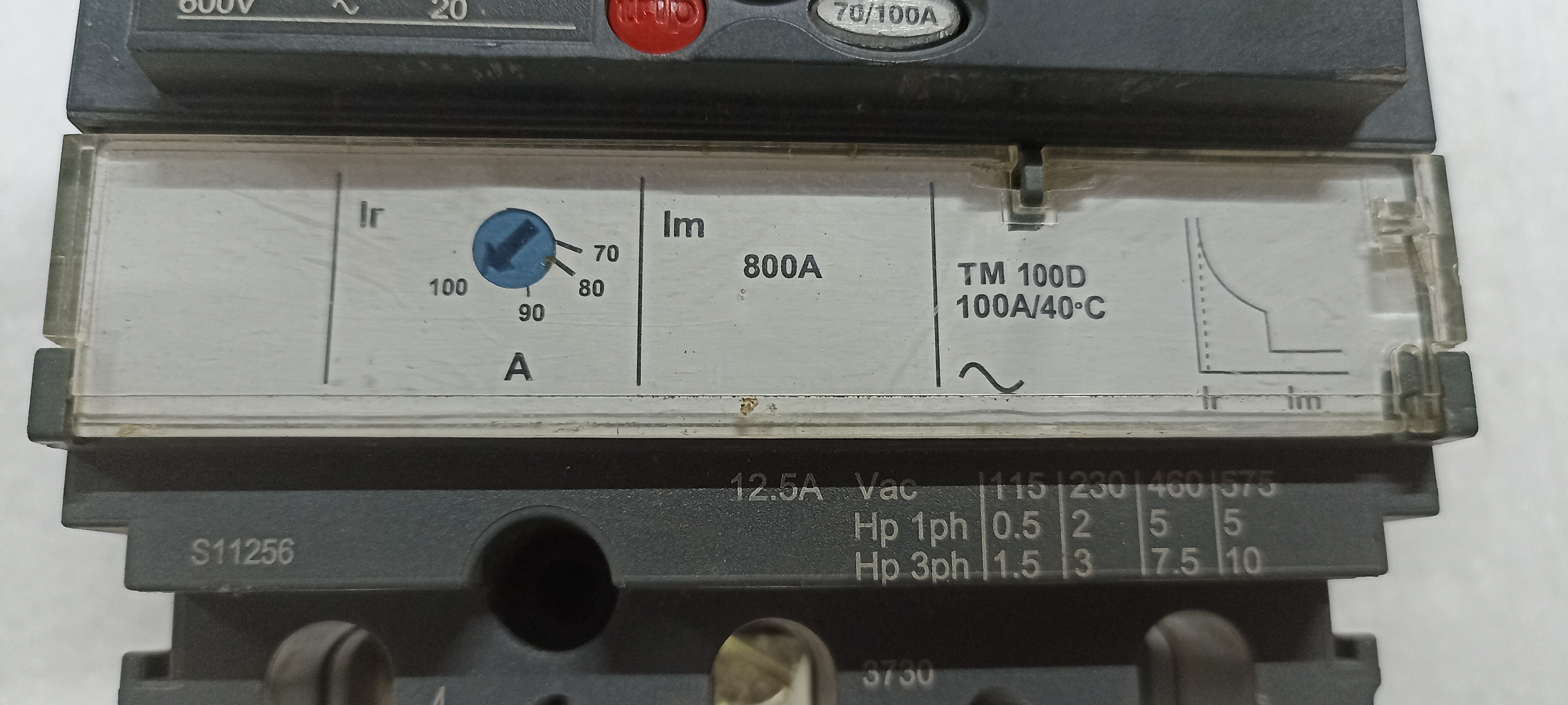 SCHNEIDER 100A 3P MCCB