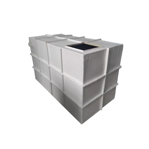 FRP Rectangular Tank - High-Grade FRP Material, Customized Size, Off-White Color | Corrosion-Resistant, Durable, Easy to Maintain