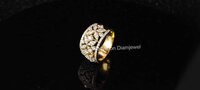 Yellow Gold LabGrown Diamond Artistic Ring