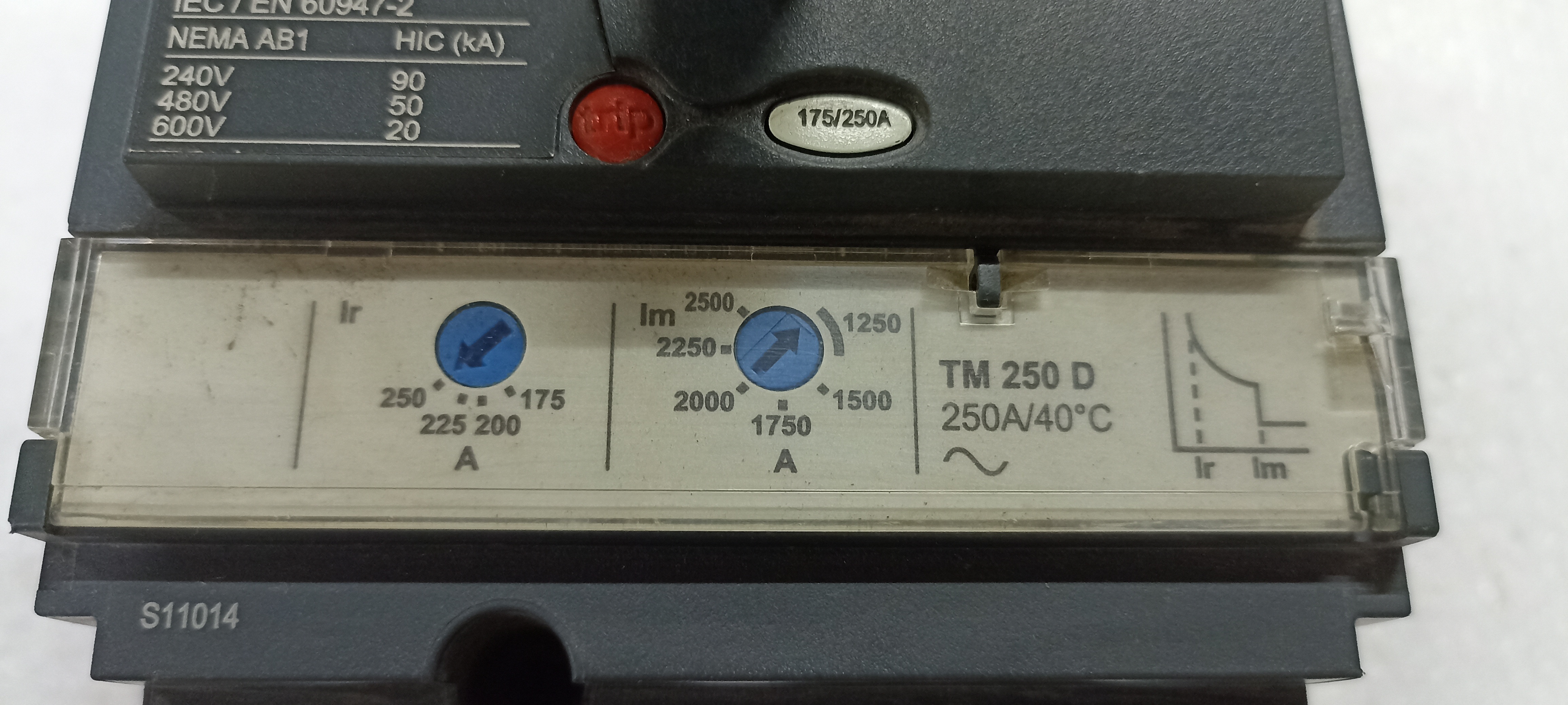 SCHNEIDER 250A 3P MCCB