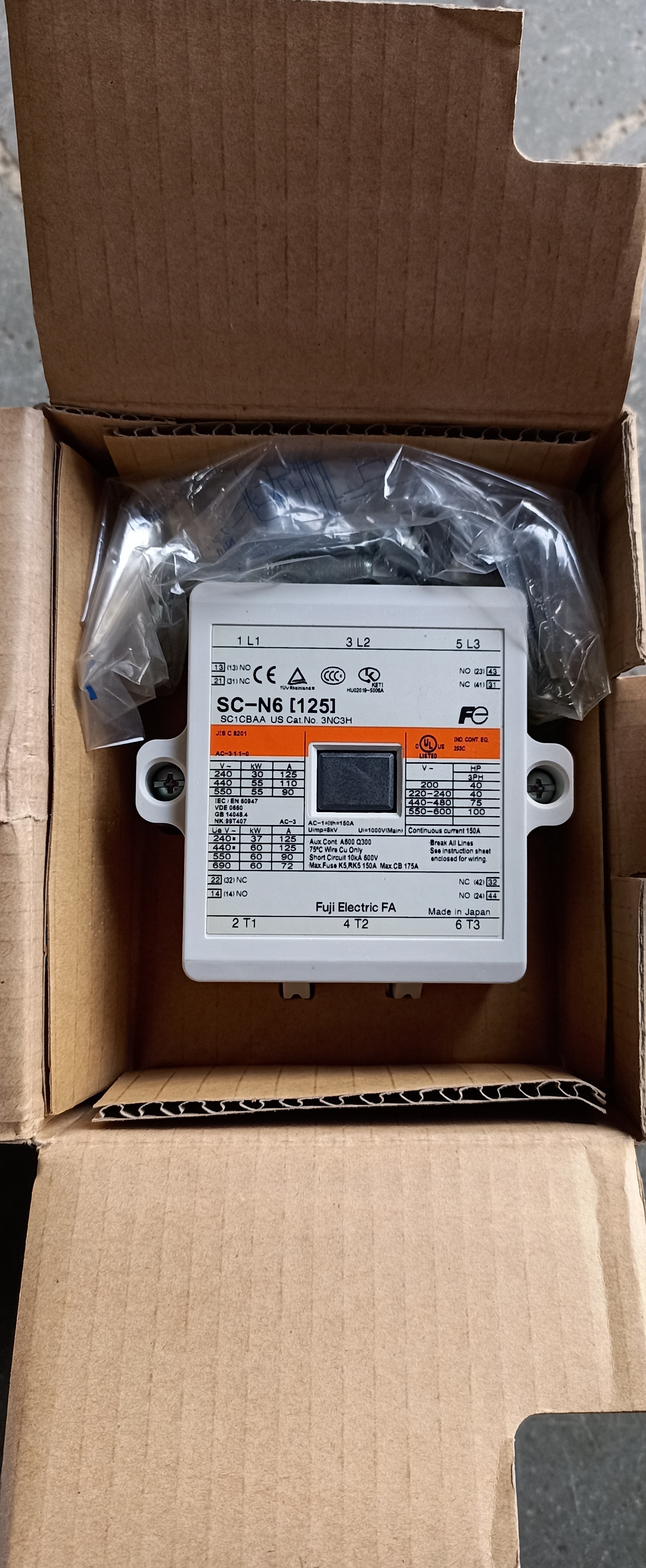 FUJI SC-N6 CONTACTOR