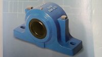 Masta Plumber Block - Mild Steel, Standard Size, Vibrant Blue | Oil Lubrication For Industrial Efficiency