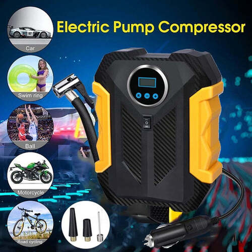 Portable Electric Car Air Compressor Pump for Car and Bike Tyre (1618)