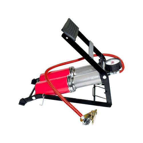 Dual-Cylinder Foot Pump Portable Floor Bike Pump 150PSI Air Pump (0709)