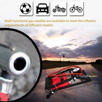 Dual-Cylinder Foot Pump Portable Floor Bike Pump 150PSI Air Pump (0709)