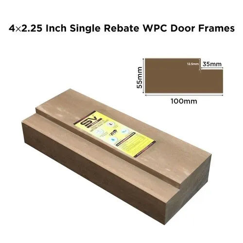 4X2.25 Inch Single Rebated Wpc Door Frame Application: Industrial