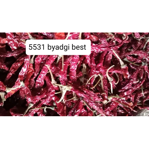 Byadgi Dry Red Chillies 5531 With Stem