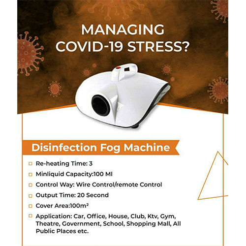 White Disinfecting Fogging Machine