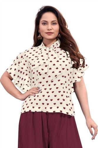 Ladies Western Tops - Cotton Blend, Relaxed Fit , Trendy Designs for Stylish Women