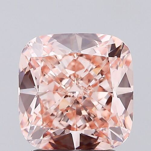 CUSHION 3.02t VIVIDORANGYPINK VS1 CVD Certified Lab Grown Diamond 560224156