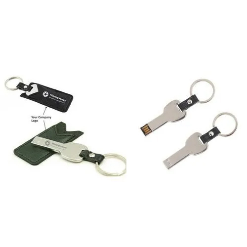 Leather Key Chain Pen Drive