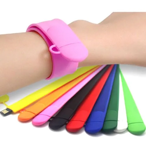 Silicon Slap Wristband USB Flash Pen Drive