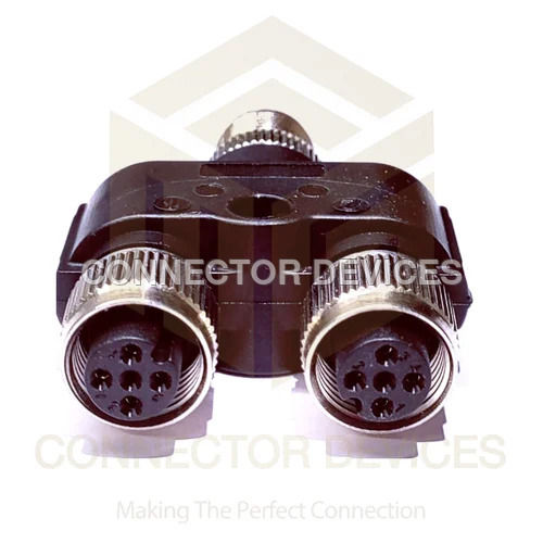 M12 Sensor Connectors Y Splitter Electrical Connectors Application: Industrial