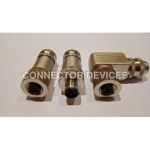 M12 Sensor Connectors B Coded Full Metal Application: Industrial