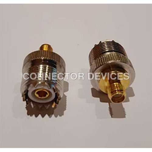 Rf Connector Adaptor Sma Female To Uhf Female Application: Industrial