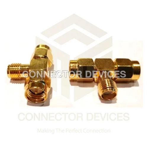 Sma Male Connector T 2 Male 1 Female Application: Industrial