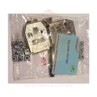 D Sub Dust Cover Chrome Plated - Chrome Plated, 9 Pin, 15 Pin, 25 Pin, 37 Pin, Silver Color | Industrial Application, 0.5a Current Rating, 1 Year Warranty