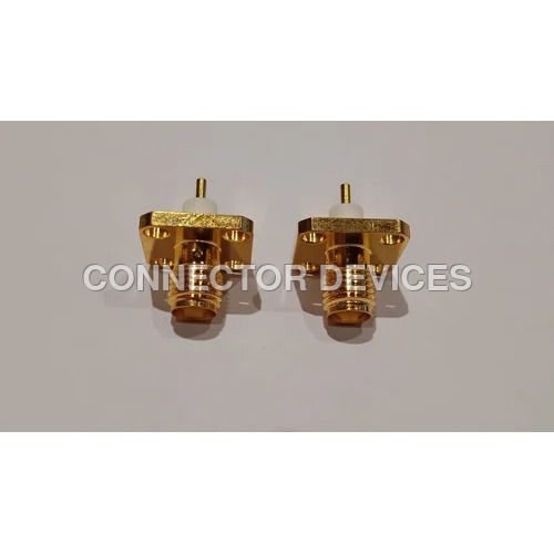 Sma Female 4 Hole Connector EXTENDED TEF LON 5MM