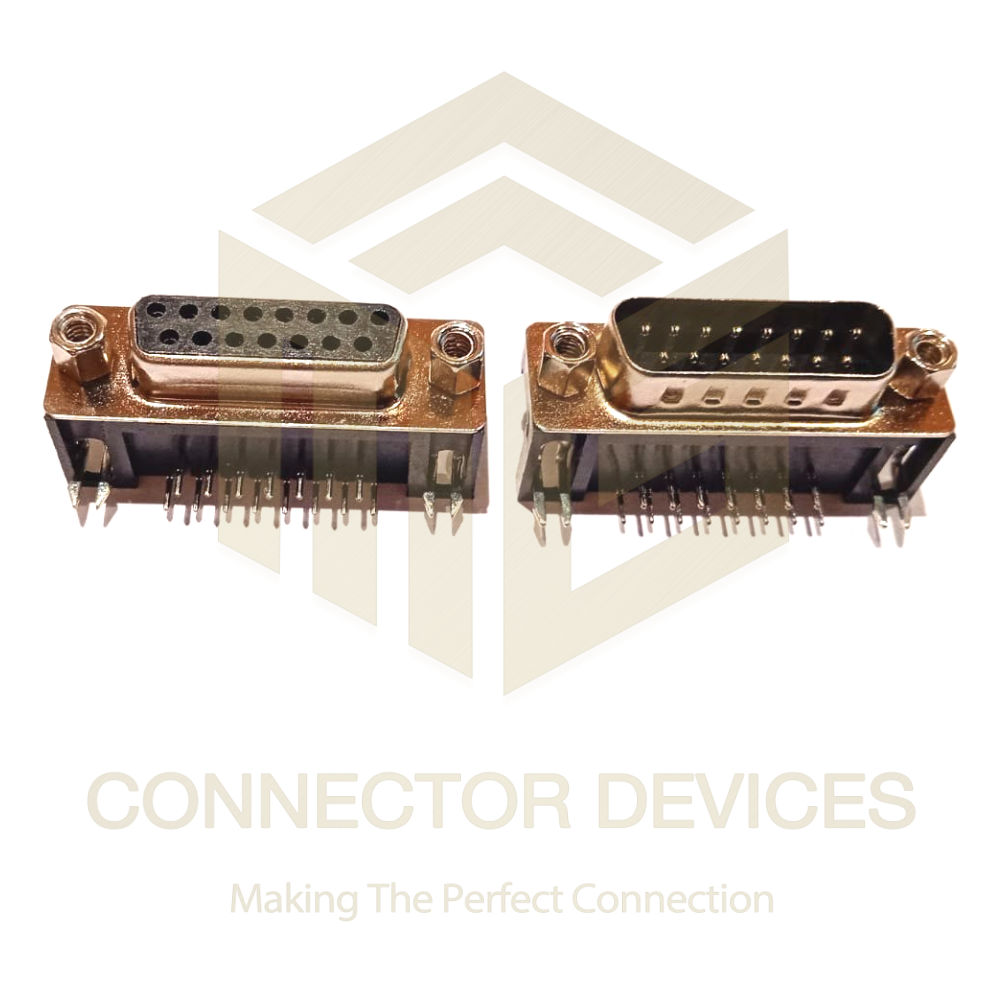 D Sub Right Angle Connector Application: Industrial