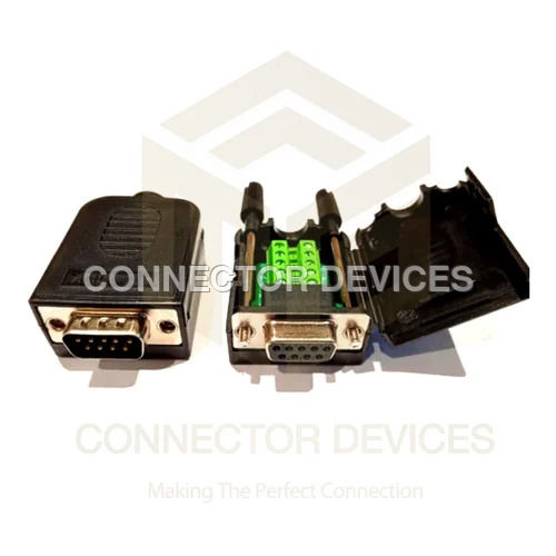 9 Pin D Sub Connector Solderless Application: Industrial