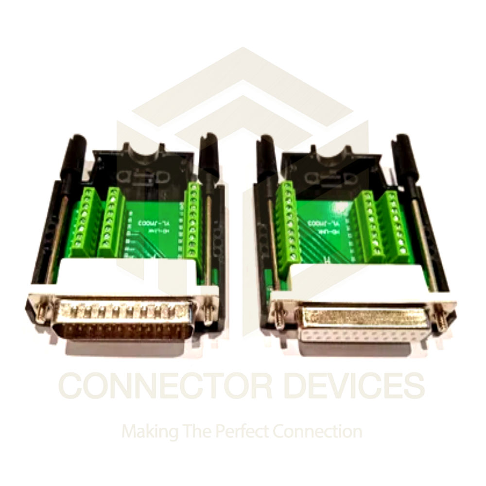 25 PIN D SUB CONNECTOR SOLDER LESS