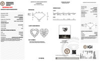 HEART 3.52ct E VS2  Certified Lab Grown Diamond 559269890