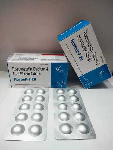 ROSUVASTATIN 20 MG AND FENOFIBRATE TABLETS