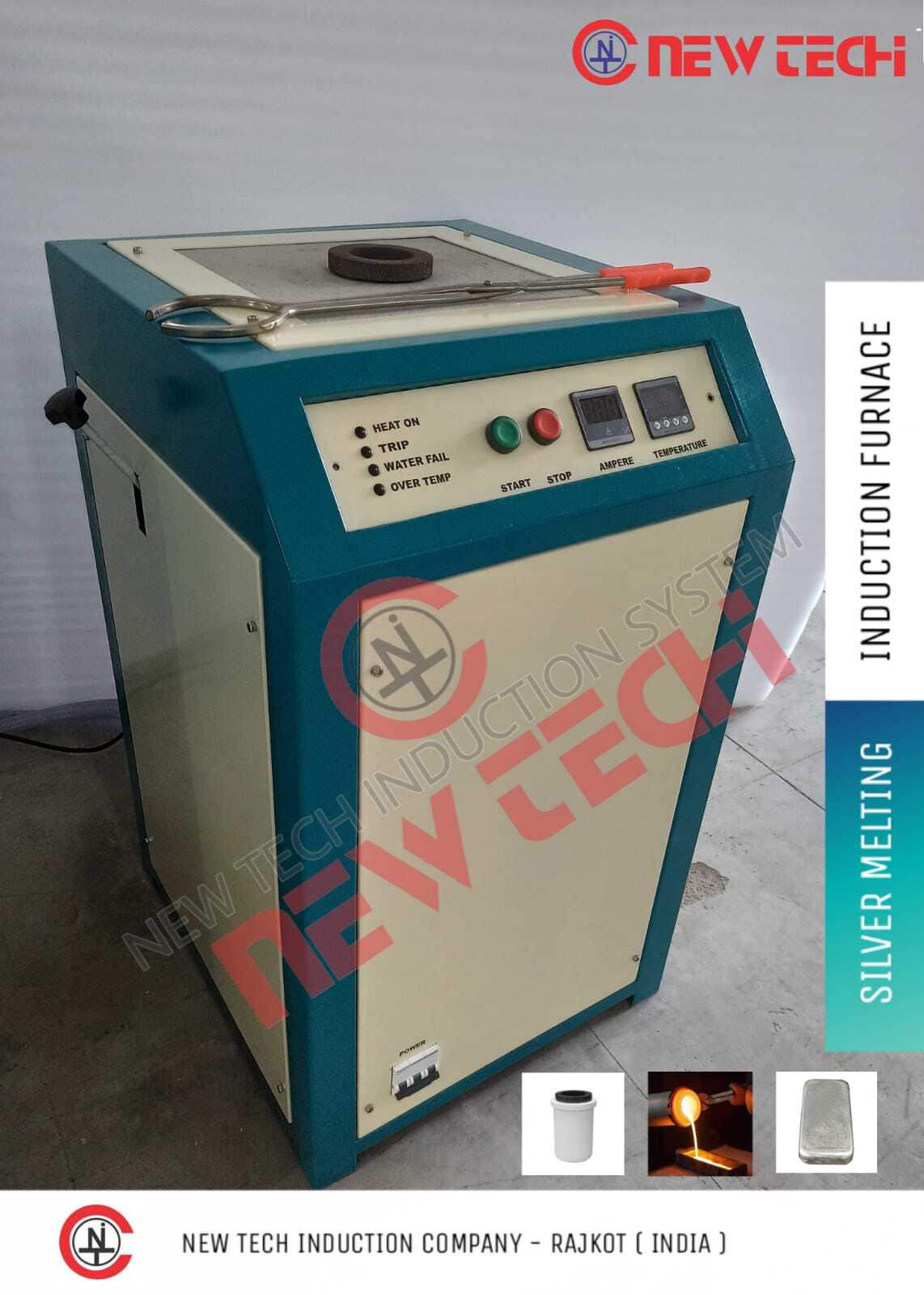 2 Kg Silver Melting Furnace