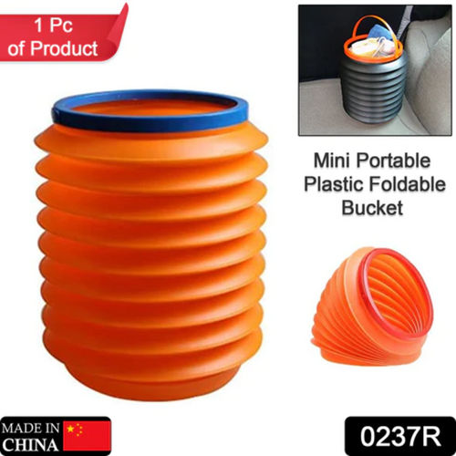 Foldable Storage Bucket Water Container Dustbin Multiuse Bucket For Home Car Kitchen Use Bucket 0237R