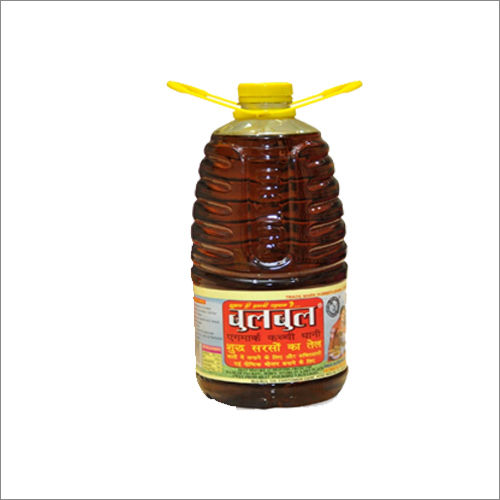 5Ltr Kachi Ghani Mustard Oil Bottle