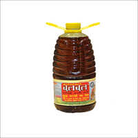 5ltr Ghani Mustard Oil - Handcrafted, 5000 Milliliter | No Chemicals, Rich In Omega-3 & Omega-6, Spill-proof Packaging, 12 Months Shelf Life