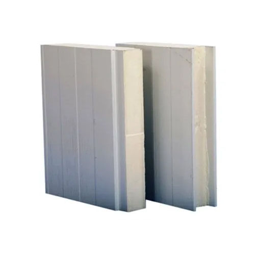 PUF Sandwich Panel - Industrial Application, White Color | High-Performance Insulation Solution