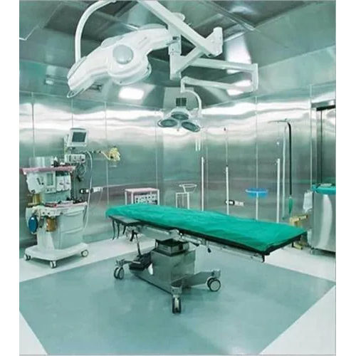 Modular Operation Theater - High-Grade Metal, Automatic Electric Motor, Portable Design | Customizable, Easy Installation & Maintenance, Sterile Surgical Environment, Warranty Included