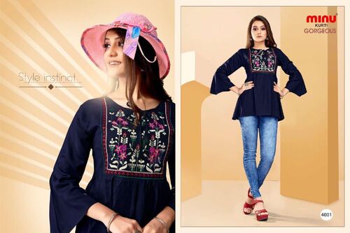 Multi Gorgeous Ladies Short Kurti