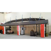 Wax Lamination Adhesive Machine - Mild Steel, Red-grey, Plc Control | Automatic, High Efficiency, Simple Control