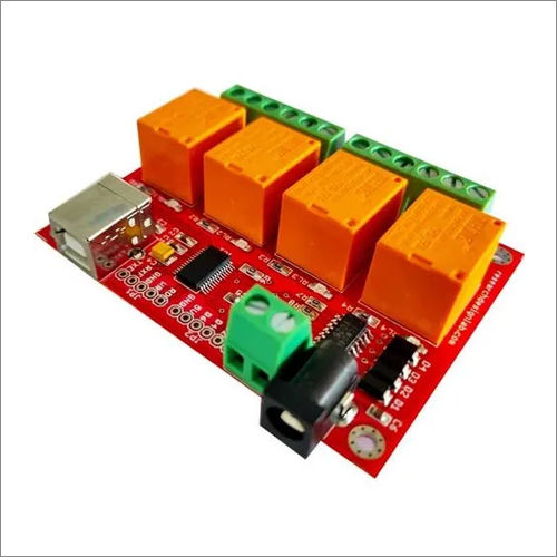 Red Ft245Rl Usb 4 Channel Relay Board