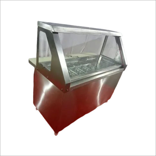 Silver Subway Display Counter