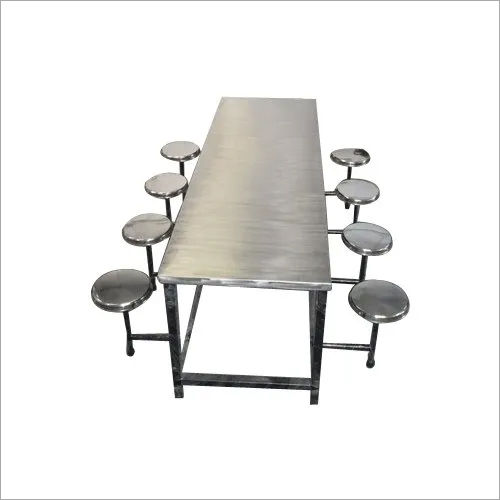 8 Seater Stainless Steel Dining Table