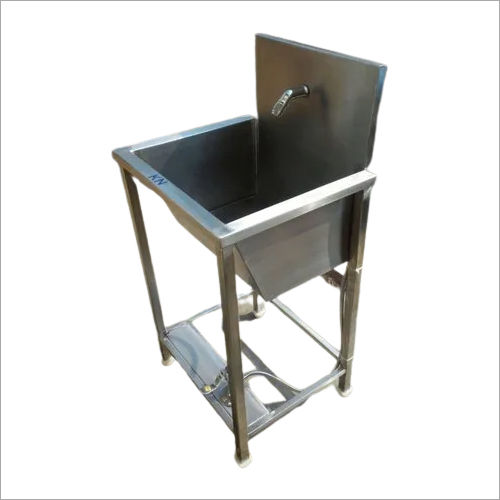 Foot Operated Single Bowl Kitchen Sink