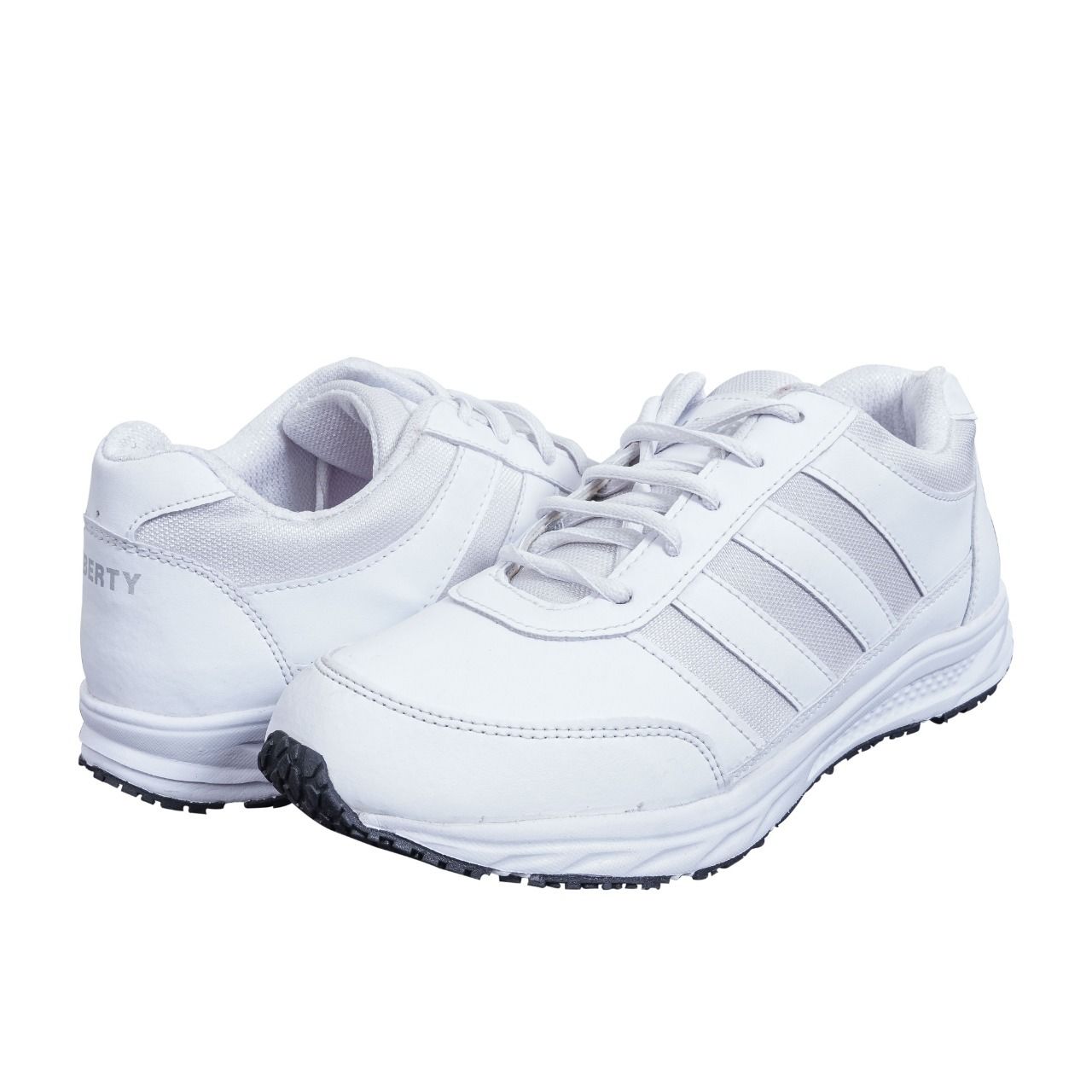 Liberty White Sports Shoes