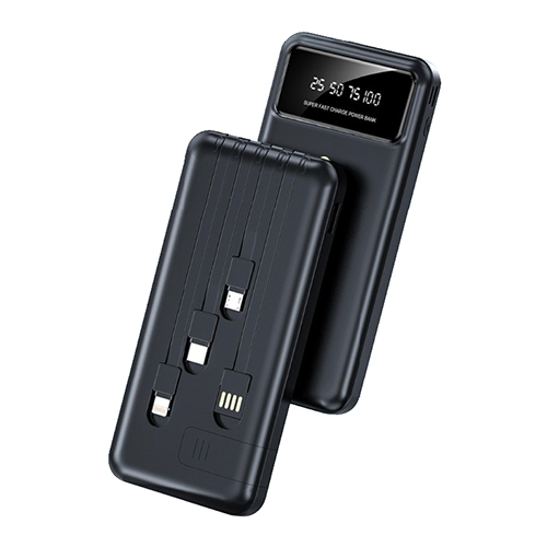 UG-PB04 Power 10 Display 4in1 Power Bank With Mobile Stand And Built In Cables