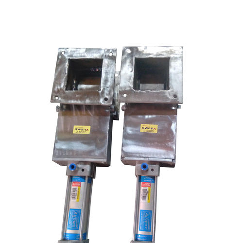 Pneumatic Slide Gate Valve - Material: Mild Steel