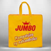 Jumbo Non Woven Bag - Non-Woven Polypropylene, Large Size, Multi-Color, 5 KG Capacity, Waterproof, Durable, Easy Gripping Handles, Handmade, Ideal for Shopping