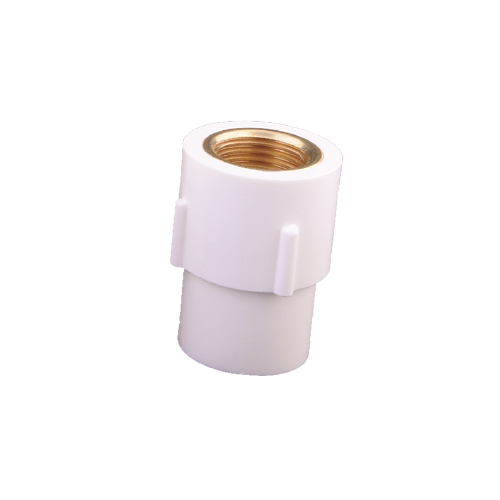 Upvc Brass Female Threaded Adapter - White, Threaded Design | Durable, Reliable Connection for Plumbing Applications