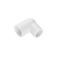 Upvc Reducer Plain Elbow - White Square Shape | Durable and Versatile Plumbing Fitting for Seamless Piping Connections