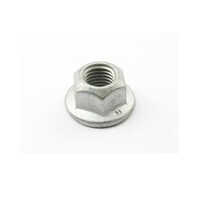 Industrial Lock Nut - Stainless Steel, Various Sizes, Silver Powder Coated Finish | Vibration-resistant Design With Corrosion Protection