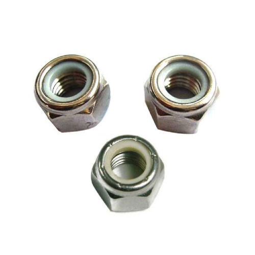 Silver Mild Steel Insert Nut