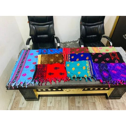 Multicolor Fancy Velvet Dupatta